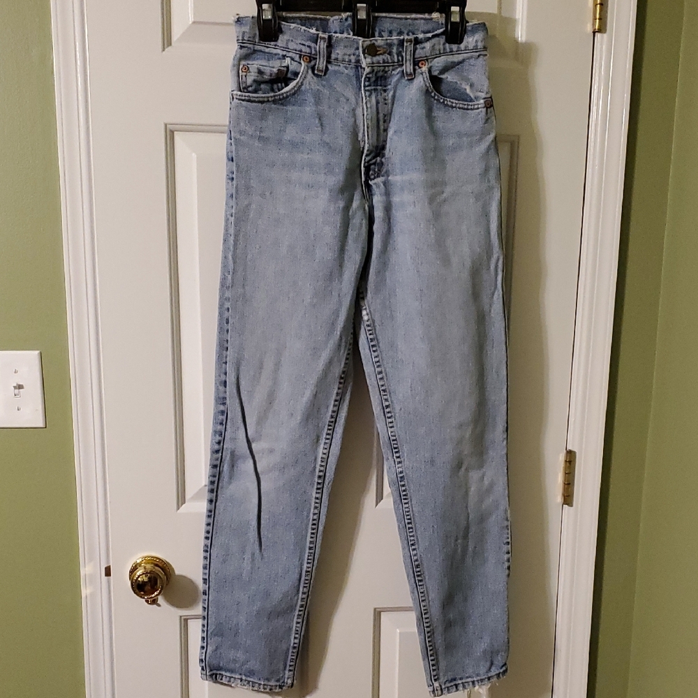 Classic Levi Vintage 550 Blue Jeans